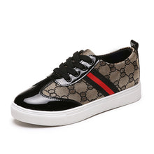 Load image into Gallery viewer, PU Lace-up Ladies Shoes Comfortable Flat Shoes Women